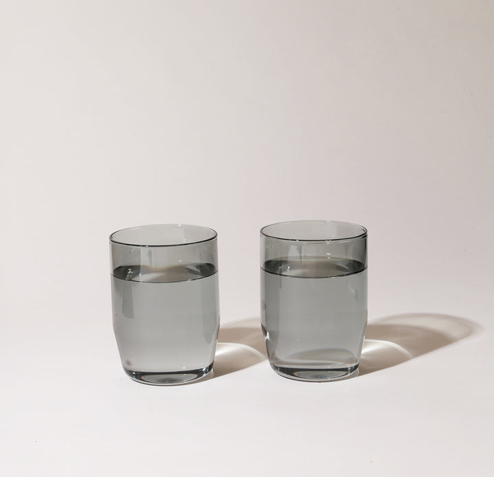 Century 12oz Grey Glass - Set of Two