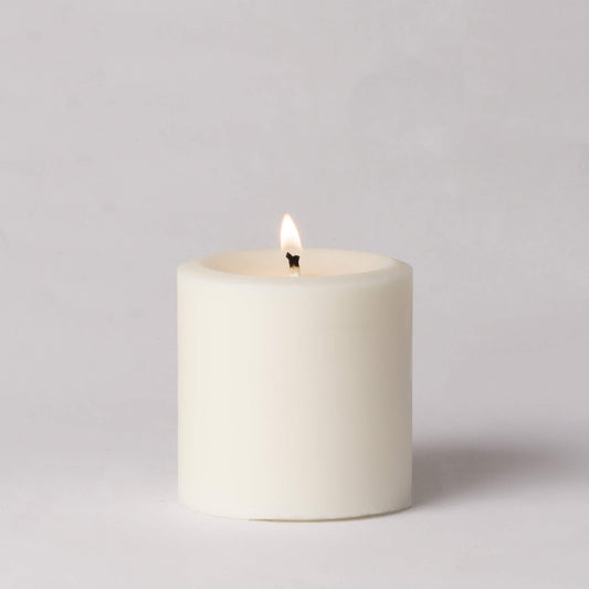 3" x 3" All Natural Soy Wax Pillar Candle